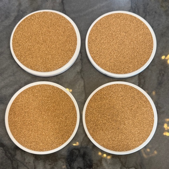 Disney Mickey Mouse and Minnie Mouse Red and White Coasters - Picture 3 of 3